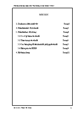 Sáng kiến kinh nghiệm Phương pháp dạy dạng toán “Đại lượng, đo đại lượng” ở lớp 2